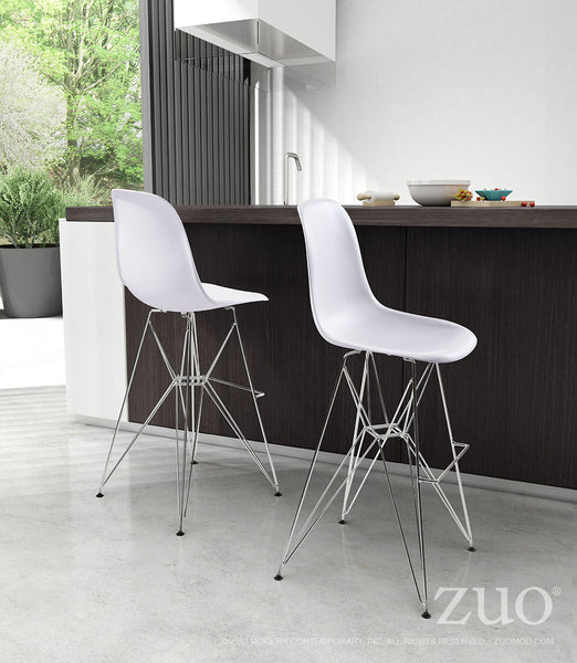 Zuo Zip Bar Chair | Bar Stools | Modishstore