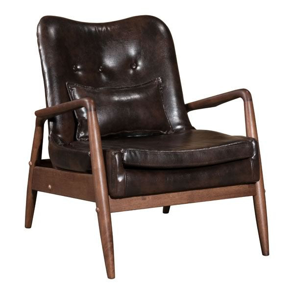 Zuo Bully Lounge Chair & Ottoman | Lounge Chairs | Modishstore-3