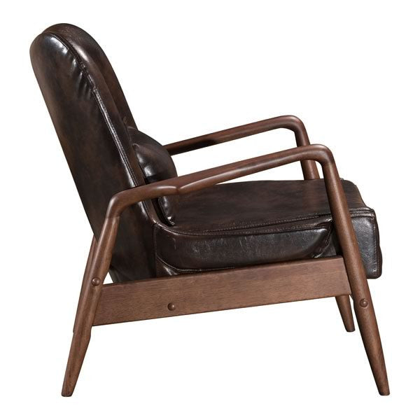 Zuo Bully Lounge Chair & Ottoman | Lounge Chairs | Modishstore-13