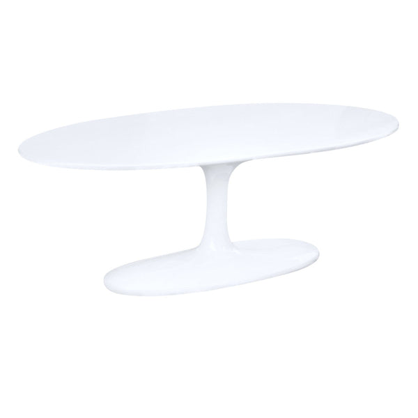 Fine Mod Imports Flower Coffee Table Oval Fiberglass | Coffee Tables | Modishstore-2