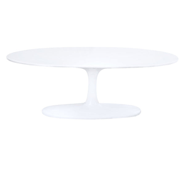 Fine Mod Imports Flower Coffee Table Oval Fiberglass | Coffee Tables | Modishstore-3