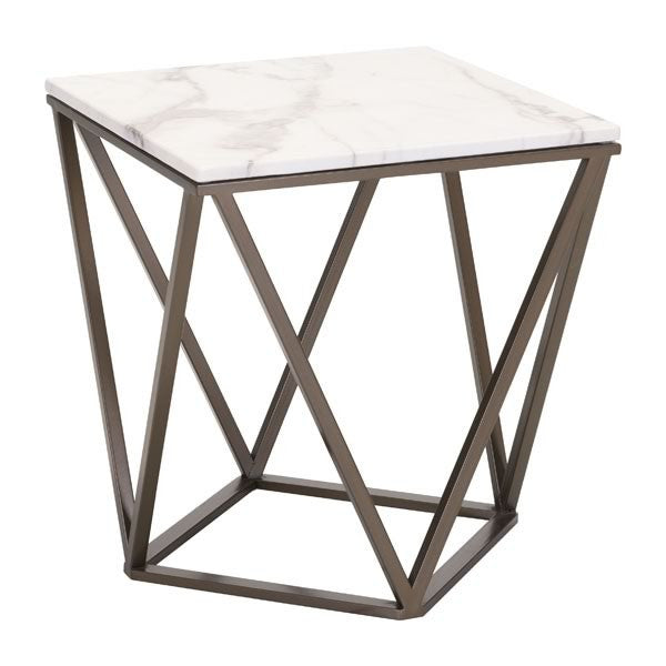Zuo Tintern End Table A. Brass | End Tables | Modishstore-6