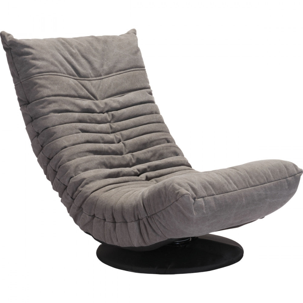 Zuo Down Low Swivel Chair | Lounge Chairs | Modishstore