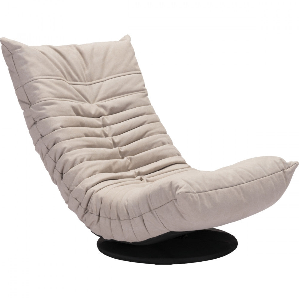 Zuo Down Low Swivel Chair | Lounge Chairs | Modishstore-2