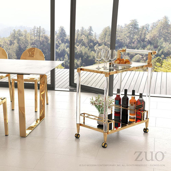 Zuo Existential Serving Cart | Bar Carts | Modishstore-2