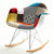 Fine Mod Imports Patterned Rocker Arm Chair | Lounge Chairs | Modishstore