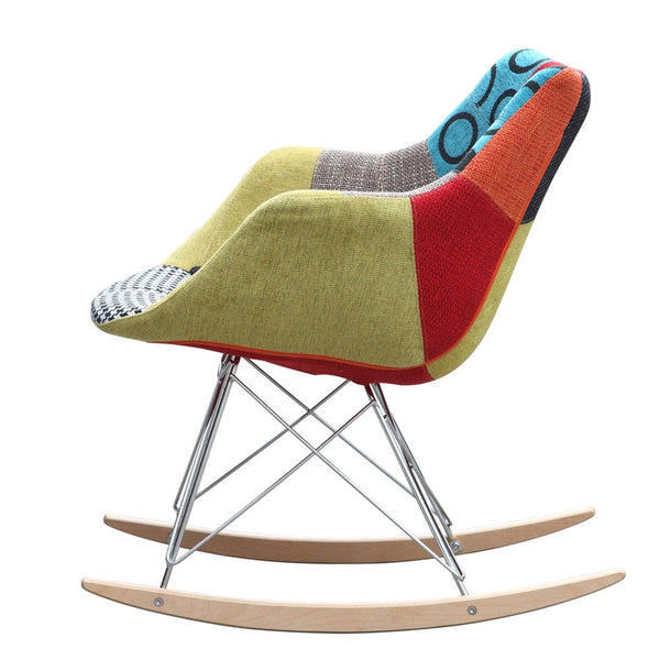 Fine Mod Imports Ginger Rocker Arm Chair | Lounge Chairs | Modishstore-4