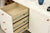 Manhattan Comfort Utopia 4 Bottle Wine Rack Sideboard Buffet Stand with 3 Drawers and 2 Shelves | Sideboards | Modishstore-14