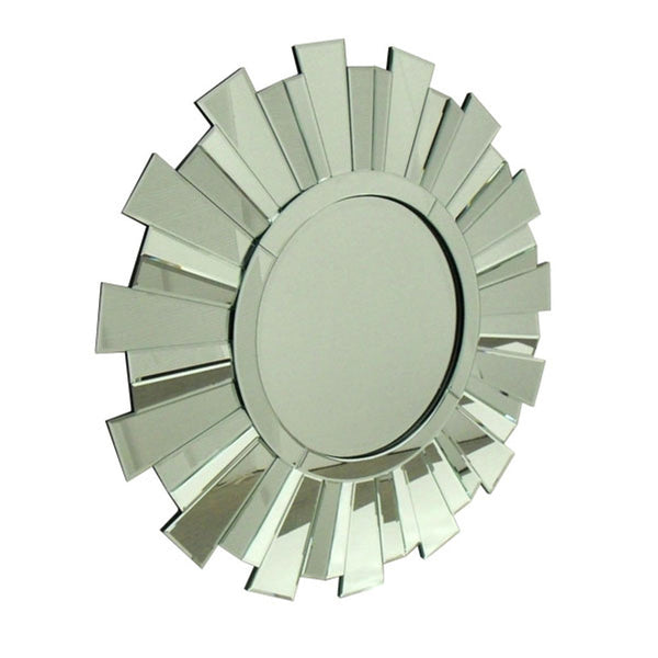 Fine Mod Imports Round Dub Sunburst Mirror | Mirrors | Modishstore-2
