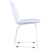 Fine Mod Imports White Wire Side Chair | Accent Chairs | Modishstore-7