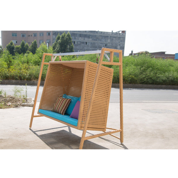 Fine Mod Imports Block Loveseat Hanging Set | Outdoor Sofas, Loveseats & Sectionals | Modishstore-4