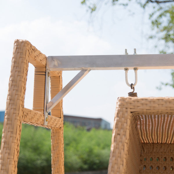 Fine Mod Imports Block Loveseat Hanging Set | Outdoor Sofas, Loveseats & Sectionals | Modishstore-7