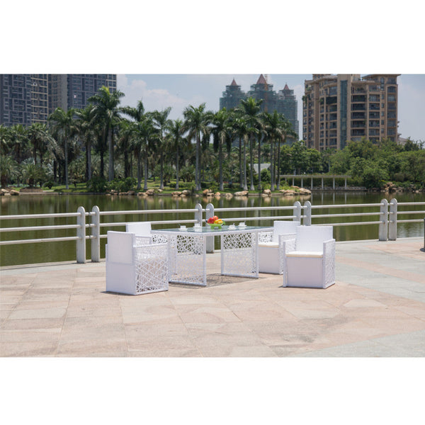 Fine Mod Imports Feather Dining Set | Outdoor Dining Set | Modishstore-7