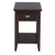 Jofran Merlot Chairside Table