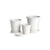 Audrey Pots with Saucers-Set of 3 By Napa Home & Garden