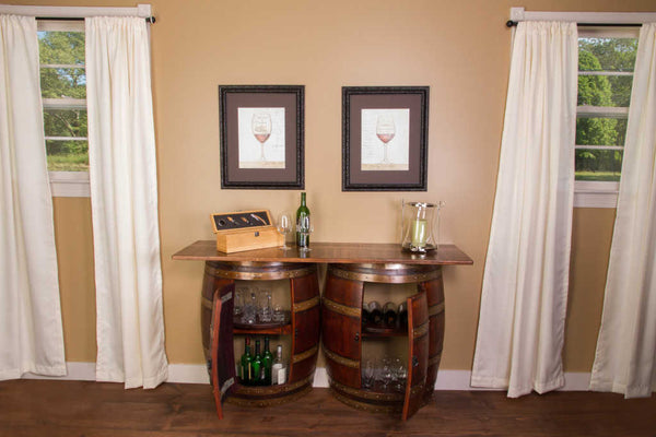 Napa East Double Half Barrel Bar