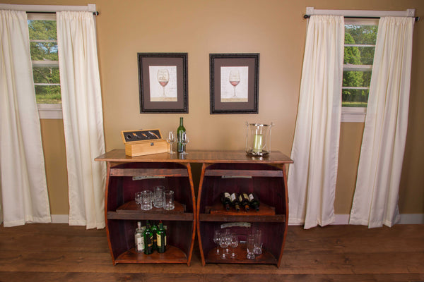 Napa East Double Half Barrel Bar