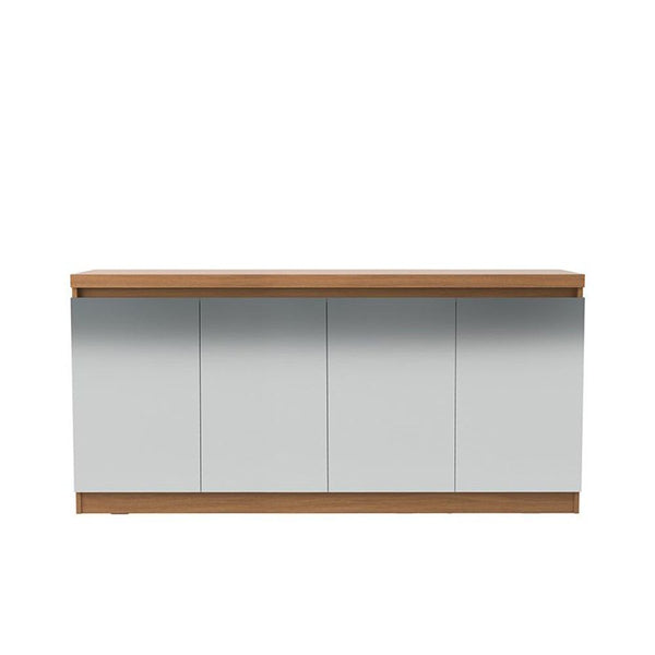 Manhattan Comfort Viennese 62.99 in. 6- Shelf Buffet Cabinet with Mirrors | Cabinets | Modishstore