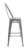 Zuo Elio Bar Chair - Set Of 2 - Gunmetal | Bar Stools | Modishstore-4