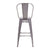 Zuo Elio Bar Chair - Set Of 2 - Gunmetal | Bar Stools | Modishstore-3