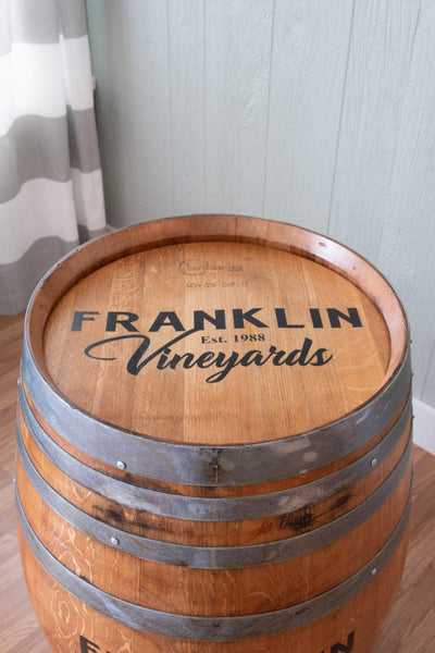 Napa East Personalized Refinished Wine Barrel
