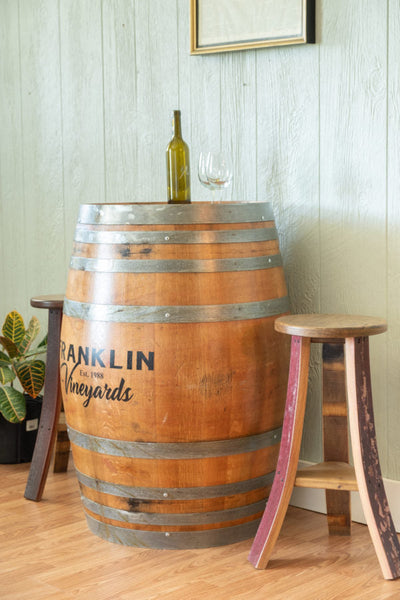 Napa East Personalized Refinished Wine Barrel