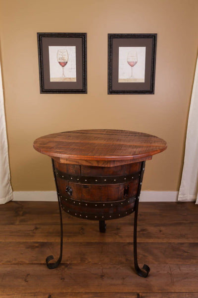 Napa East Old World Table with Cabinet