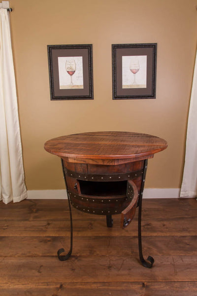 Napa East Old World Table with Cabinet