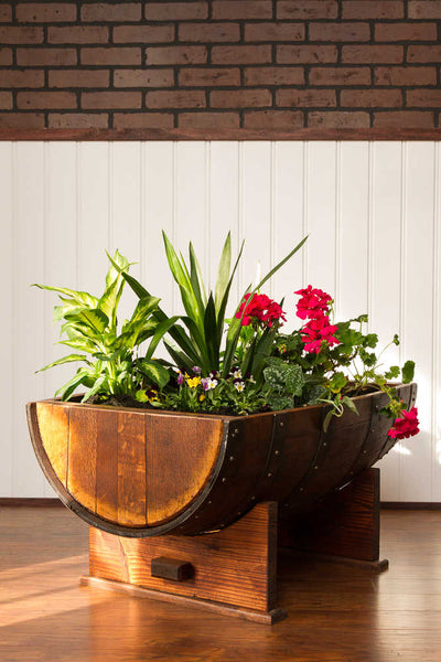 Napa East Sonoma Half Barrel Planter