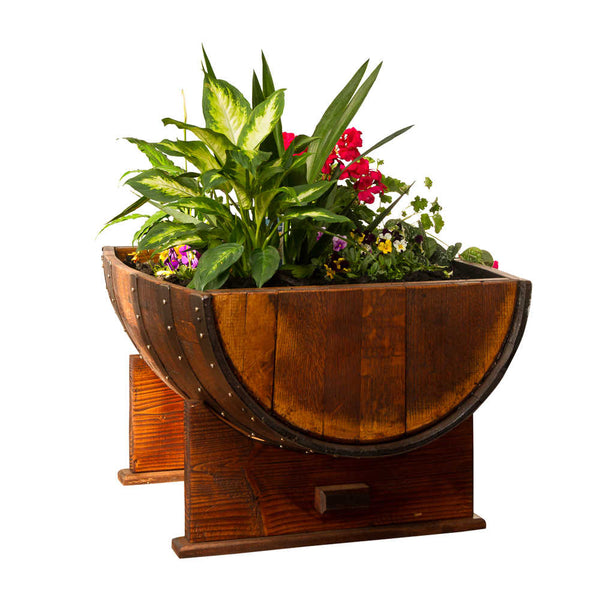 Napa East Sonoma Half Barrel Planter