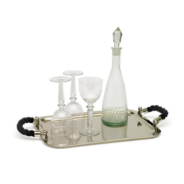 Black Rope Tray by GO Home