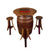 Napa East Whiskey Barrel Game Table Set