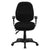 Mid-Back Black Fabric Multifunction Executive Swivel Ergonomic Office Chair With Adjustable Arms By Flash Furniture | Office Chairs | Modishstore - 4