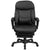 High Back Black Leathersoft Executive Reclining Ergonomic Swivel Office Chair With Comfort Coil Seat Springs And Arms By Flash Furniture | Office Chairs | Modishstore - 4