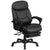 High Back Black Leathersoft Executive Reclining Ergonomic Swivel Office Chair With Comfort Coil Seat Springs And Arms By Flash Furniture | Office Chairs | Modishstore