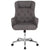 Home And Office Diamond Patterned Button Tufted Upholstered High Back Chair In Dark Gray Fabric By Flash Furniture | Office Chairs | Modishstore - 4