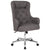 Home And Office Diamond Patterned Button Tufted Upholstered High Back Chair In Dark Gray Fabric By Flash Furniture | Office Chairs | Modishstore