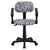 Black And White Zebra Print Swivel Task Office Chair With Arms By Flash Furniture | Office Chairs | Modishstore - 4