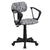Black And White Zebra Print Swivel Task Office Chair With Arms By Flash Furniture | Office Chairs | Modishstore