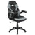 X10 Gaming Chair Racing Office Ergonomic Computer Pc Adjustable Swivel Chair With Flip-Up Arms, Gray/Black Leathersoft By Flash Furniture | Office Chairs | Modishstore