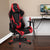 X20 Gaming Chair Racing Office Ergonomic Computer Pc Adjustable Swivel Chair With Fully Reclining Back In Red Leathersoft By Flash Furniture | Office Chairs | Modishstore - 2