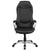 High Back Black Vinyl Executive Swivel Office Chair With Arms By Flash Furniture | Office Chairs | Modishstore - 4