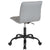 Home And Office Armless Task Chair With Tufted Back/Seat In Light Gray Fabric By Flash Furniture | Office Chairs | Modishstore - 3