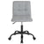 Home And Office Armless Task Chair With Tufted Back/Seat In Light Gray Fabric By Flash Furniture | Office Chairs | Modishstore - 4