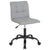 Home And Office Armless Task Chair With Tufted Back/Seat In Light Gray Fabric By Flash Furniture | Office Chairs | Modishstore