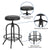 30'' Barstool With Swivel Lift Black Leathersoft Seat By Flash Furniture | Bar Stools | Modishstore - 4
