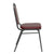 Hercules Series Trapezoidal Back Stacking Banquet Chair In Burgundy Vinyl - Silver Vein Frame By Flash Furniture | Side Chairs | Modishstore - 2