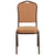 Hercules Series Crown Back Stacking Banquet Chair In Light Brown Fabric - Copper Vein Frame By Flash Furniture | Side Chairs | Modishstore - 4