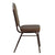 Hercules Series Crown Back Stacking Banquet Chair In Brown Patterned Fabric - Copper Vein Frame By Flash Furniture | Side Chairs | Modishstore - 2