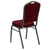 Hercules Series Crown Back Stacking Banquet Chair In Burgundy Fabric - Silver Vein Frame By Flash Furniture | Side Chairs | Modishstore - 3